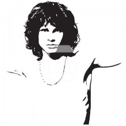 Jim Morrison Wall Sticker