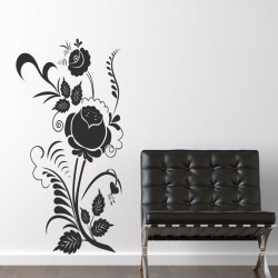 Wall Sticker with Roses 2
